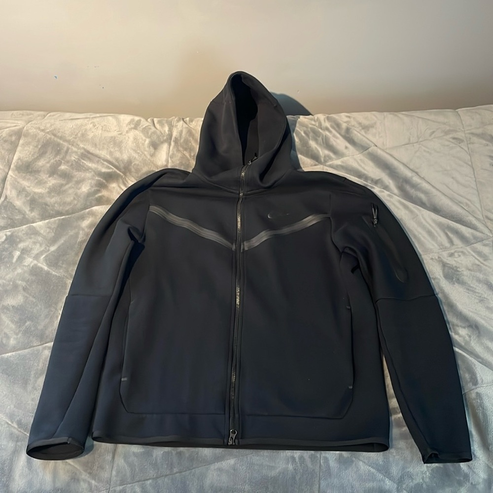 Black Nike Tech Zip-Up